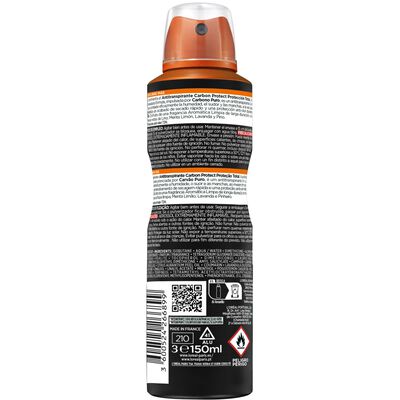 Desodorante en spray con protecci&oacute;n carb&oacute;n 72h 5 en 1 Loreal Men 150 ml