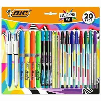 Set escritura Bic 20u stationery