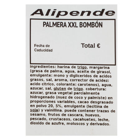 Palmera XXL bombón 350g