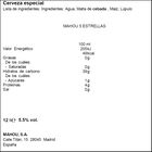 Cerveza rubia mini Mahou 5* 20cl pack 6