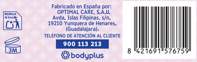 Toallitas Bodyplus 25 uds desmaquillantes