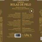 Alimento completo para gato Meque bolas pelo 1,2kg