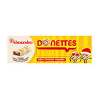 Turrón de praline sabor a miniberlina Donettes rayados El Almendro 150g