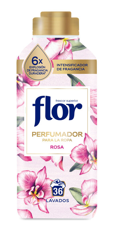 Perfumador ropa Flor 36 lavados Rosa