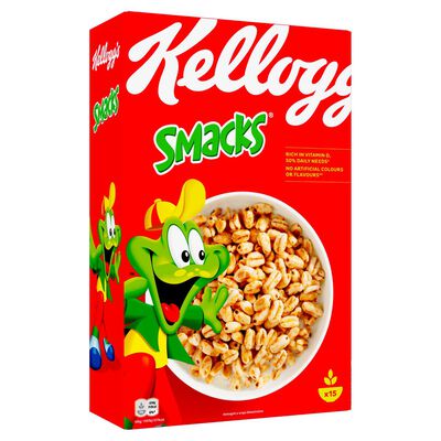 Cereal de trigo inflado kellogg's 450g Smacks