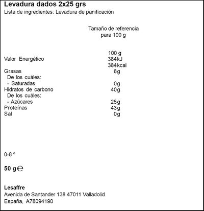 Levadura fresca Levanova 50g