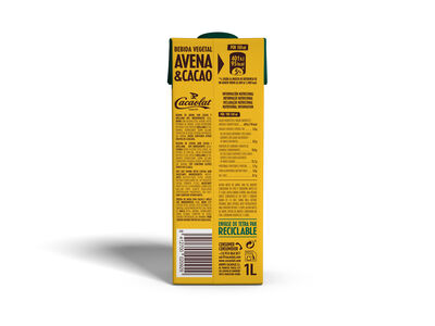 Bebida vegetal con avena y cacao Cacaolat 1l