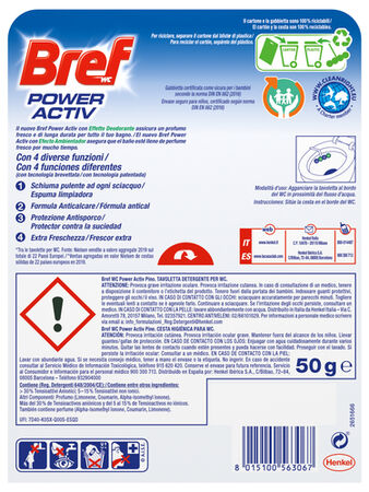 Limpiador Bref WC colgador power activ pine forest