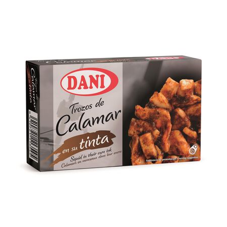 Trozos de calamar en su tinta Dani 68g