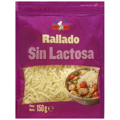 Queso rallado sin lactosa La Tapería 200g