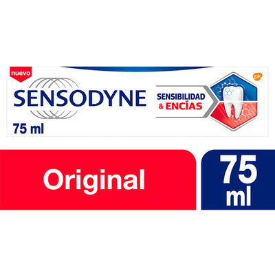 Pasta de dientes Sensodyne 75ml sensible y enc&iacute;as