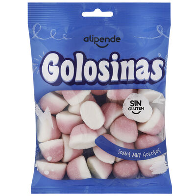 Golosina besos fresa sin gluten Alipende 200g