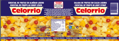 Cocktail de frutas en alm&iacute;bar Celorrio 480g