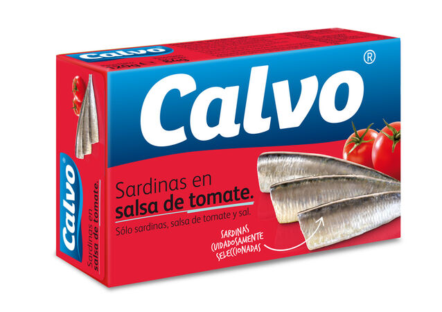 Sardinas en salsa de tomate Calvo 84g
