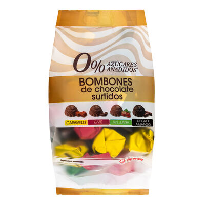 Bomb&oacute;n sin az&uacute;car a&ntilde;adido Alipende 185g surtidos