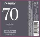 Eau de toilette Caravan hombre 30ml n&ordm;70