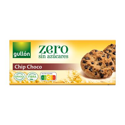 Galletas de chocolate sin az&uacute;car a&ntilde;adido zero Gull&oacute;n 125g