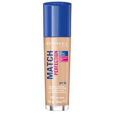 Base de maquillaje fluido Rimmel Match Perfection 200