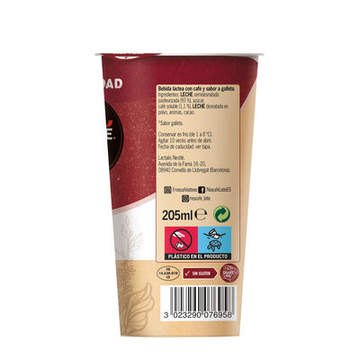 Café latte con cookies Nescafé 205ml