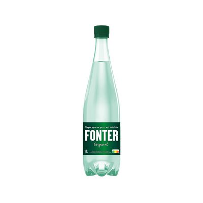 Agua mineral con gas Fonter 1l