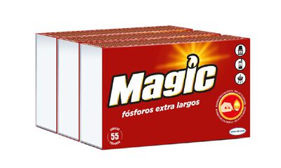 F&oacute;sforos extra largos Magic Pack 3