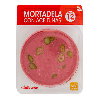 Mortadela Alipende con aceitunas en lonchas 250g