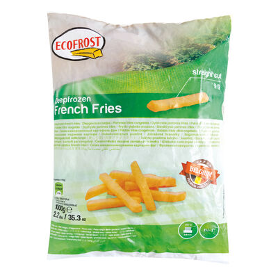 Patatas prefritas tradicionales Ecofrost 1 kg
