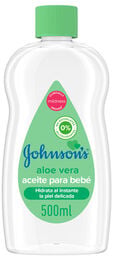 Aceite corporal de aloe JOHNSON`S, bote 500 ml