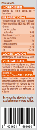 Pan rallado Alipende 500g estilo casero