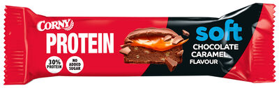 Barrita de proteínas de chocolate y caramelo Corny 45g