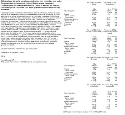 Chocolatina Kinder mix 133g+peluche