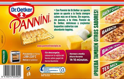 Pannini Dr Oetker 250g 4 quesos