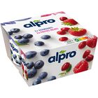 Postre de soja Alpro 500g ar&aacute;ndanos y frutos rojos