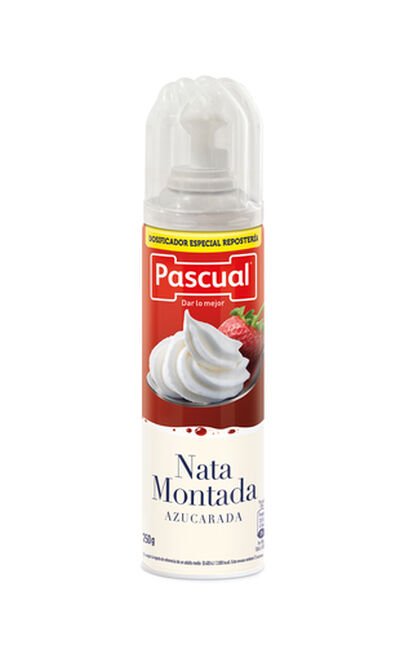Nata montada azucarada Pascual spray 250g