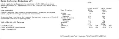 Batido sin lactosa Puleva 200ml pack 6 chocolate