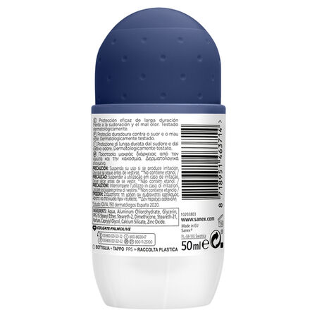 Desodorante roll-on para hombre Sanex Men Active Control 48h antitranspirante 50ml