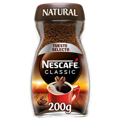 Caf&eacute; soluble Nescaf&eacute; natural 200g