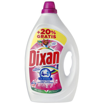 Detergente liquido Dixan 40+8 lavados 
