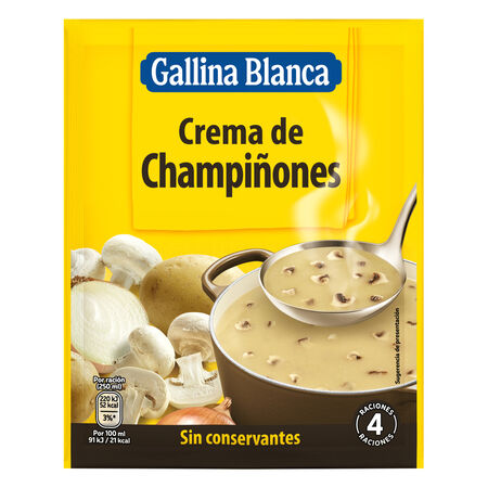 Crema Gallina Blanca 62g champiñones