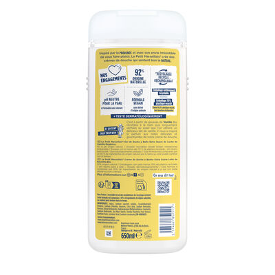 Gel ba&ntilde;o con aroma a vainilla Le Petit Marseillais 650ml