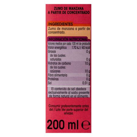 Zumo de manzana Alipende pack 6