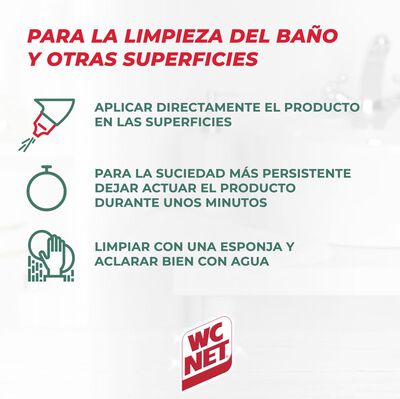 Desinfectante WC Net 750ml lejía