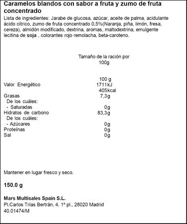 Caramelos Sugus 150g
