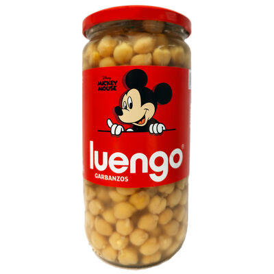 Garbanzo cocido Luengo en frasco de 530g
