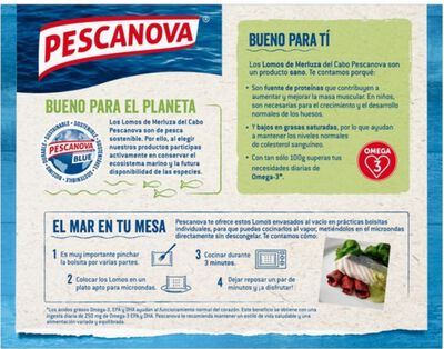 Lomos de merluza Pescanova 360g