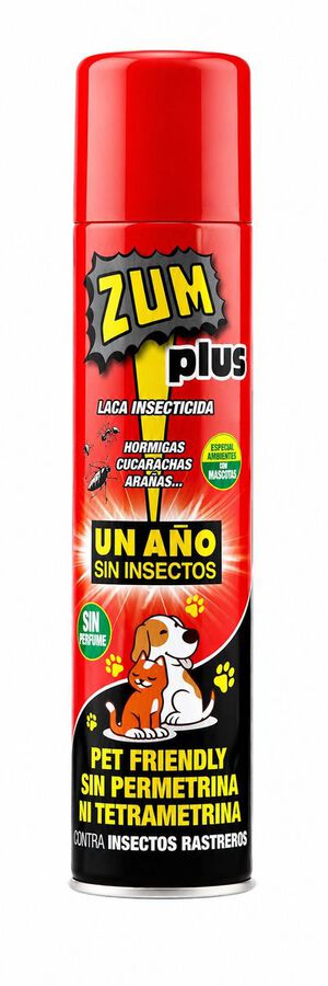 Insecticida en laca para rastreros Zum Plus 300ml especial para ambientes con mascotas
