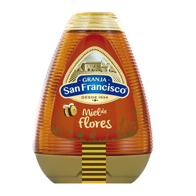 Miel de flores Granja San Francisco 425g antigoteo