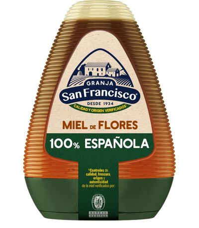 Miel de flores Granja San Francisco 425g antigoteo