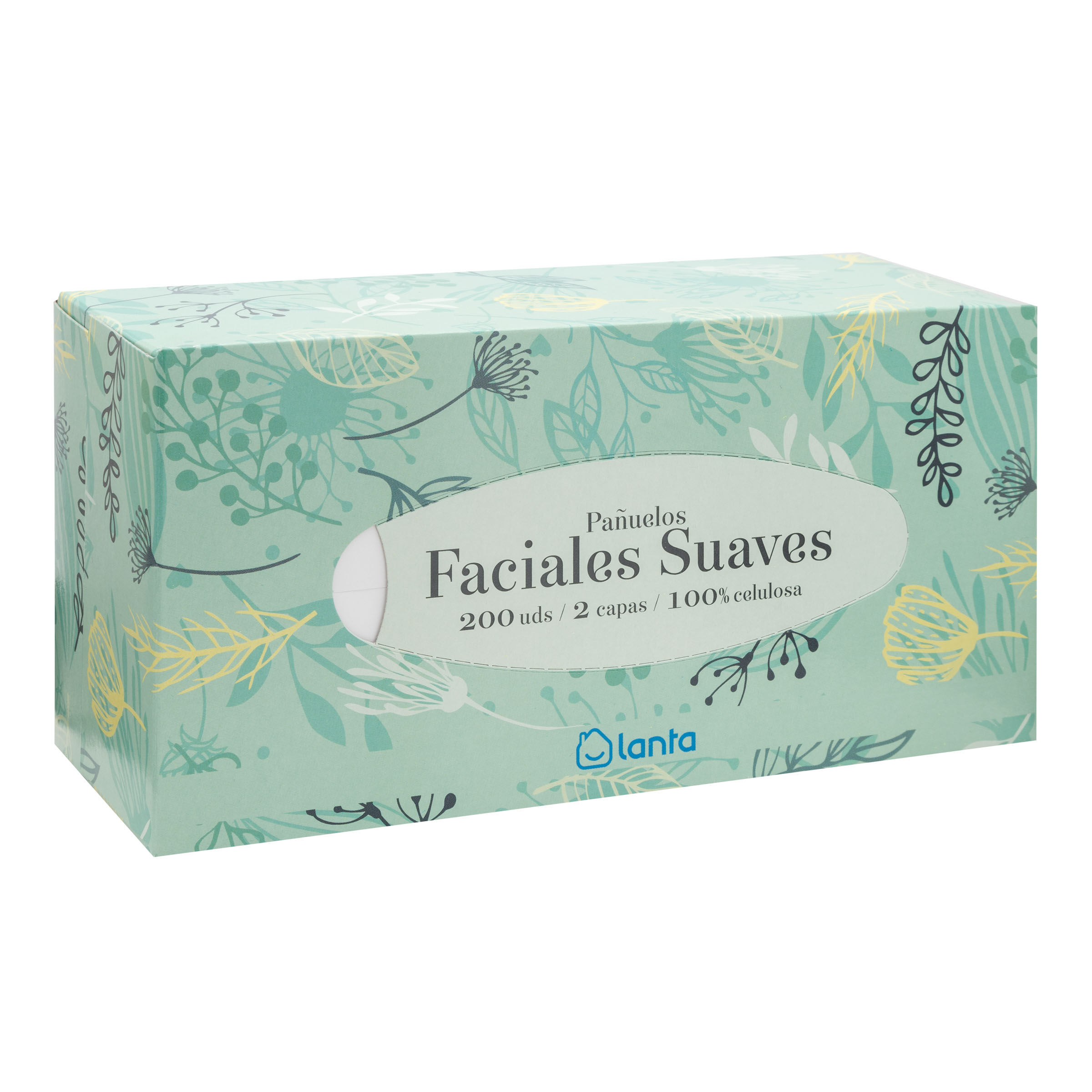 Pañuelos facial Lanta caja 200 uds doble capa