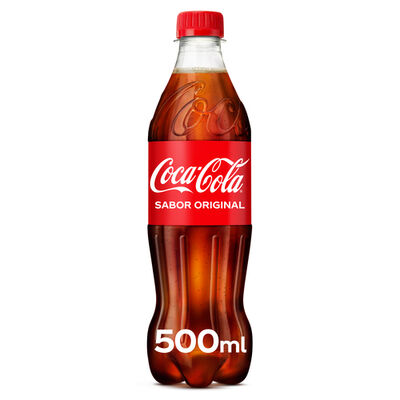 Refresco cola Coca-Cola botella 50cl